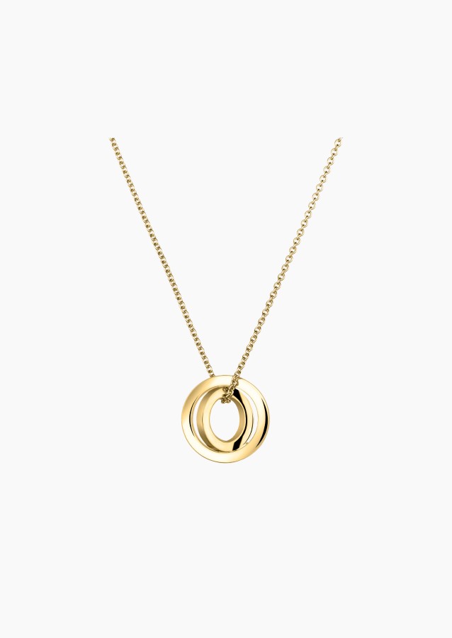 Alba necklace in 18k recycled yellow gold, made in France – Maison Lepage, French jeweler and designer since 1922.