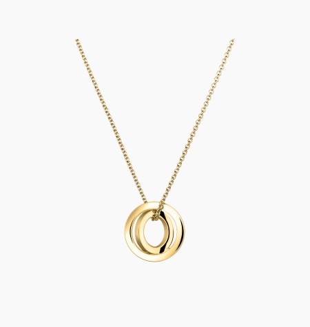 Alba necklace in 18k recycled yellow gold, made in France – Maison Lepage, French jeweler and designer since 1922.