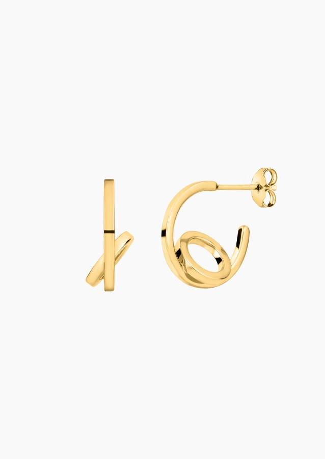 
                                                                                    Alba hoop earrings in 18k recycled yellow gold, made in France – Maison Lepage, French jeweler and designer since 1922.
                                                                            