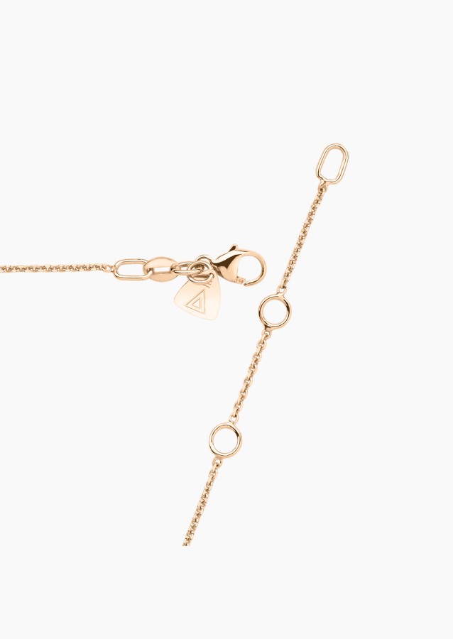 Bracelet Colette Lune Perlée en or rose et onyx - Maison Lepage joaillier créateur français 1922