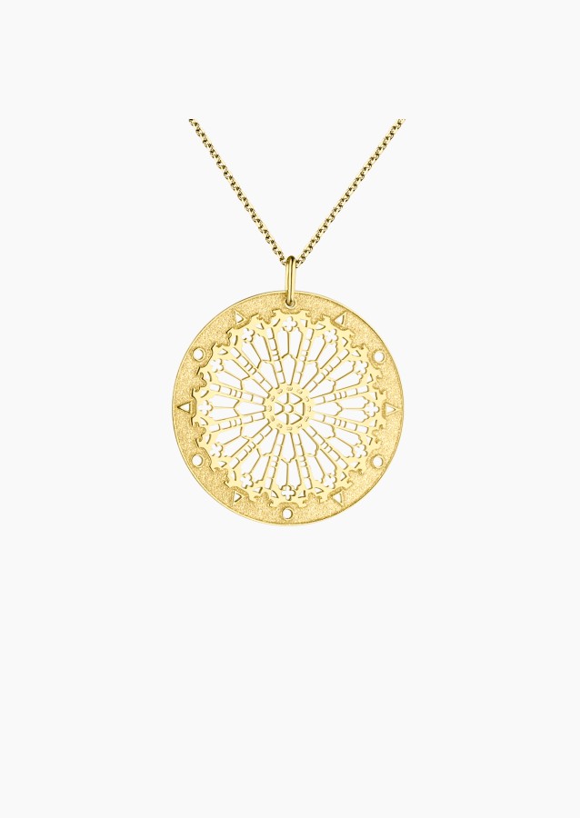 Colette 100 Years medal in yellow gold, front side – Maison Lepage, French jeweler and designer since 1922.