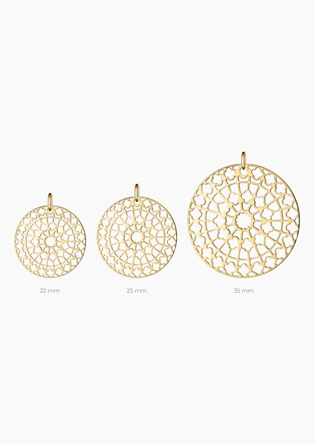 Colette Notre Dame medal in yellow gold – Maison Lepage, French jeweler and designer since 1922.
