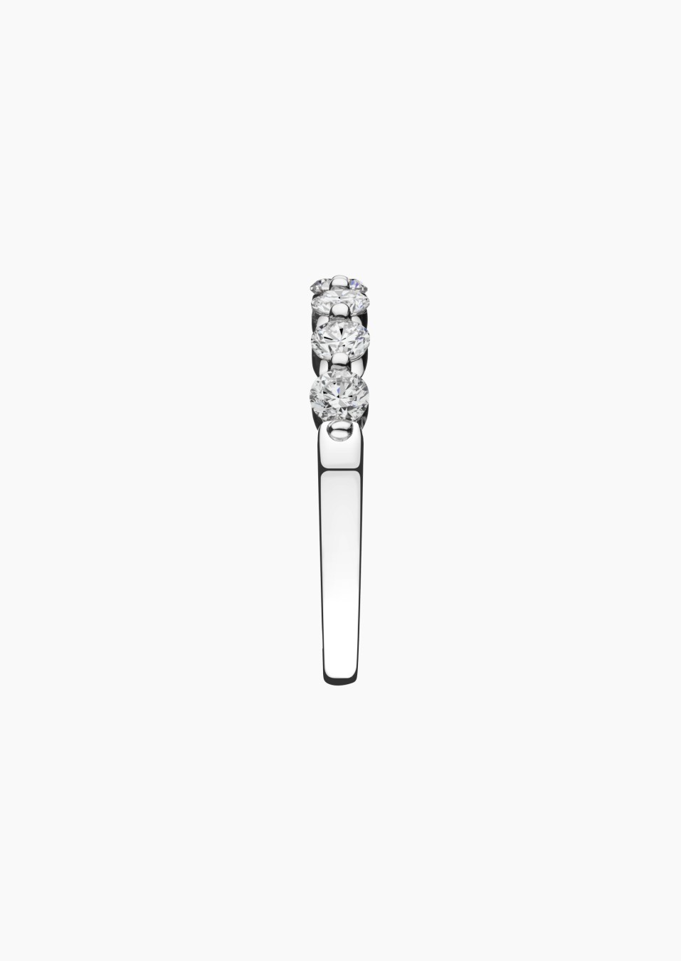 Romance wedding ring in white gold and diamonds - Maison Lepage french jeweller 1922 Romance wedding ring in white gold and diamonds - Maison Lepage french jeweller 1922