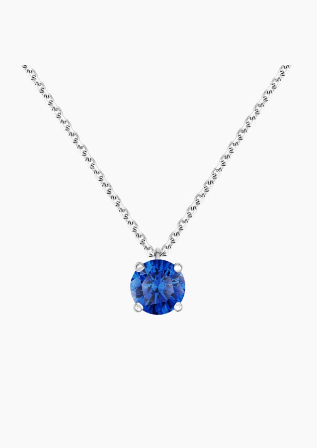 
                                                                                    Chéri necklace in white gold with blue sapphire – Maison Lepage, French jeweler and designer since 1922.
                                                                            