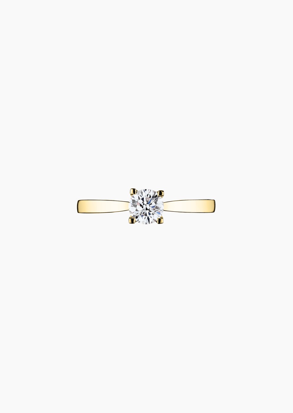 Solitaire Cupidon, bague de fiançailles en or jaune 750 et diamant brillant - Maison Lepage joaillier créateur français 1922 Solitaire Cupidon, bague de fiançailles en or jaune 750 et diamant brillant - Maison Lepage joaillier créateur français 1922