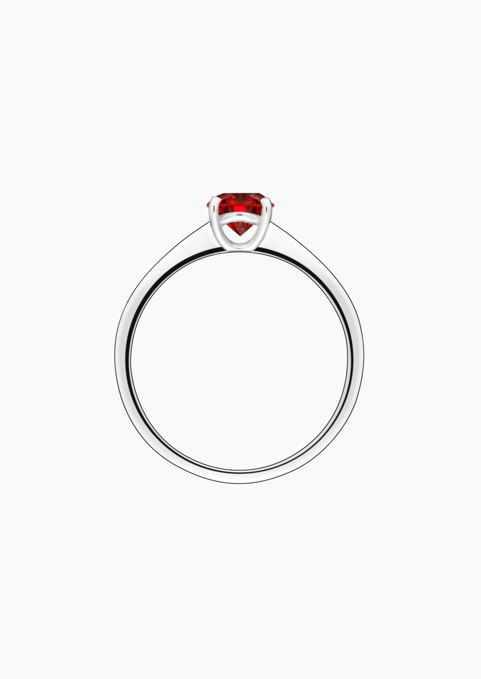 Foudre solitaire ring in white gold with ruby – Jewel by Maison Lepage, jeweler and designer since 1922. Foudre solitaire ring in white gold with ruby – Jewel by Maison Lepage, jeweler and designer since 1922.