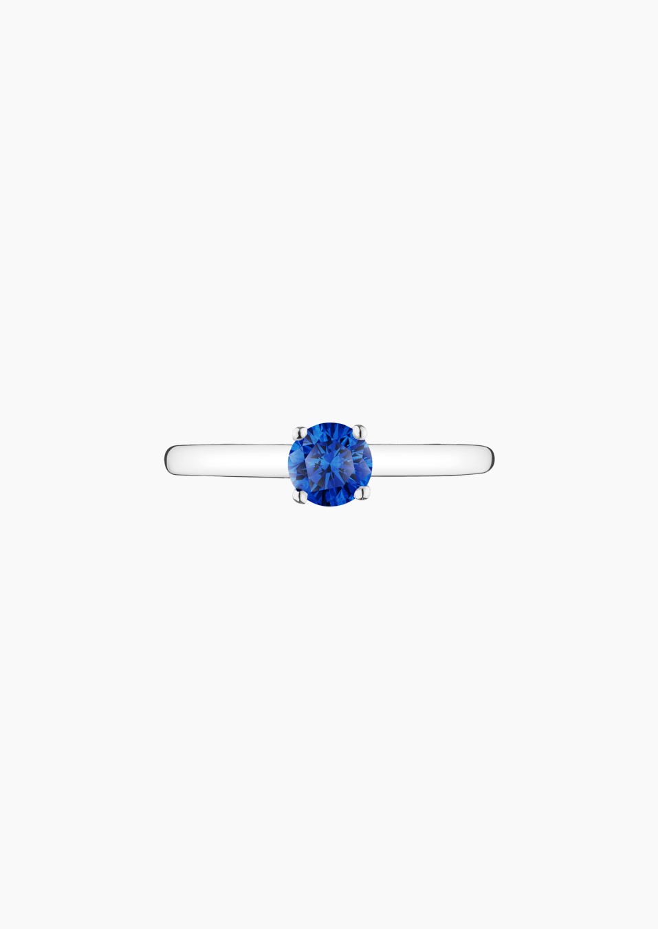 Promesse solitaire in gold and sapphire / Lepage