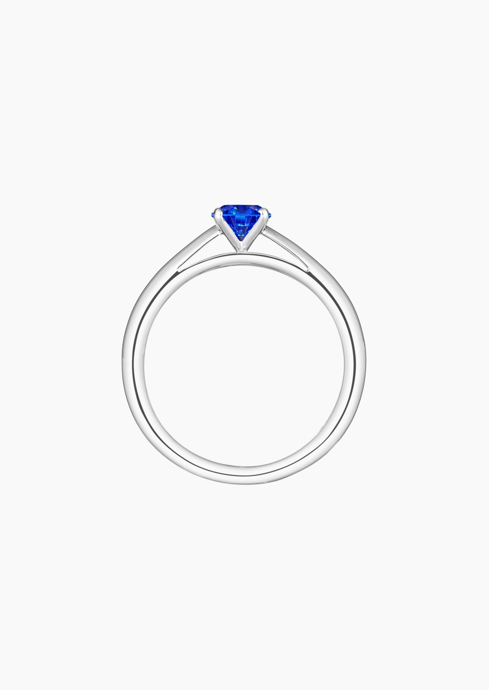 Promesse solitaire in gold and sapphire / Lepage