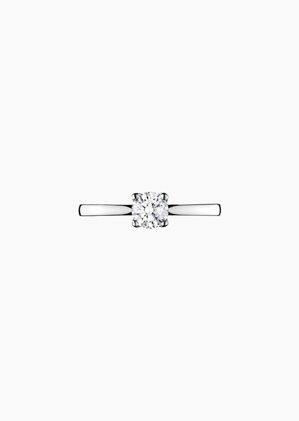 Desir solitaire in gold and diamonds / Lepage