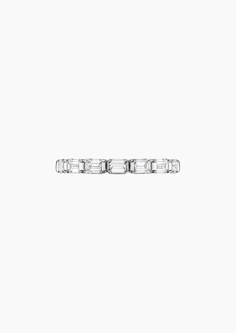 Fougueuse wedding ring in white gold and diamonds - Maison Lepage french jeweller 1922