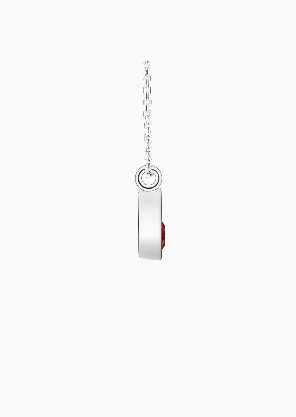 Collier Clyde en or blanc et rubis - Maison Lepage joaillier créateur français 1922
