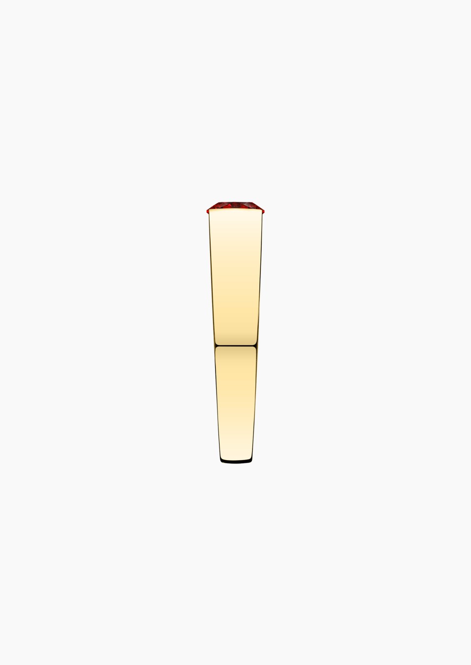 Audacieuse solitaire in gold and ruby / Lepage
