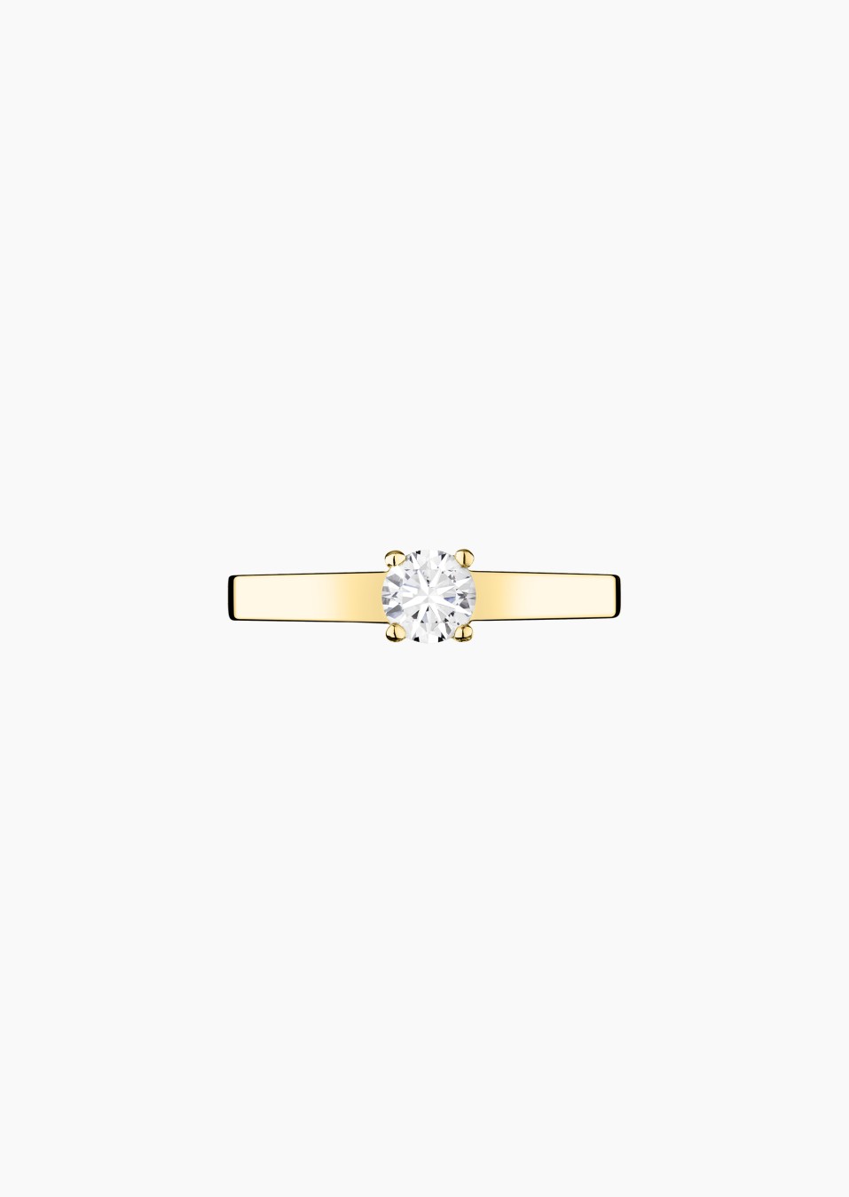 Solitaire Jackie, bague de fiançailles en or jaune 750 et diamant brillant - Maison Lepage joaillier créateur français 1922 Solitaire Jackie, bague de fiançailles en or jaune 750 et diamant brillant - Maison Lepage joaillier créateur français 1922