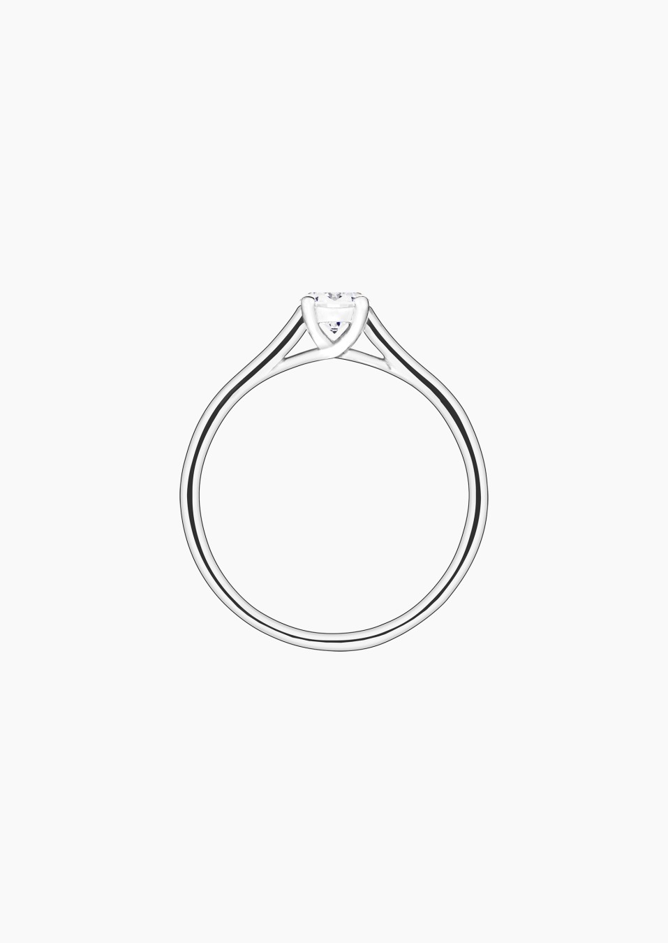 Jackie solitaire in gold and diamond / Lepage