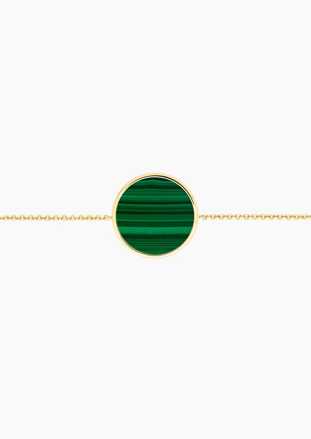 
                                                                                    Bracelet Colette Lune - Malachite - Or Jaune
                                                                            