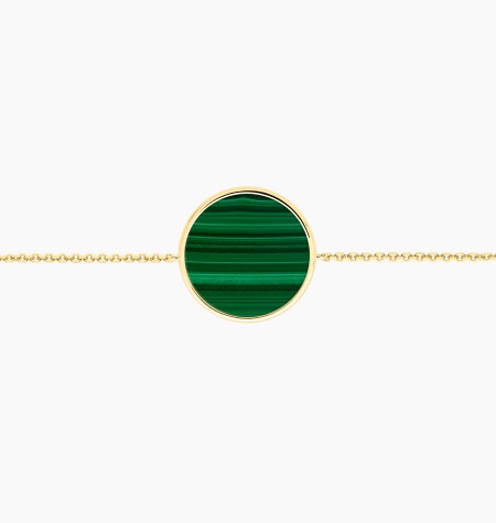 
                                                                                            Bracelet Colette Lune - Malachite - Or Jaune
                                                                                    