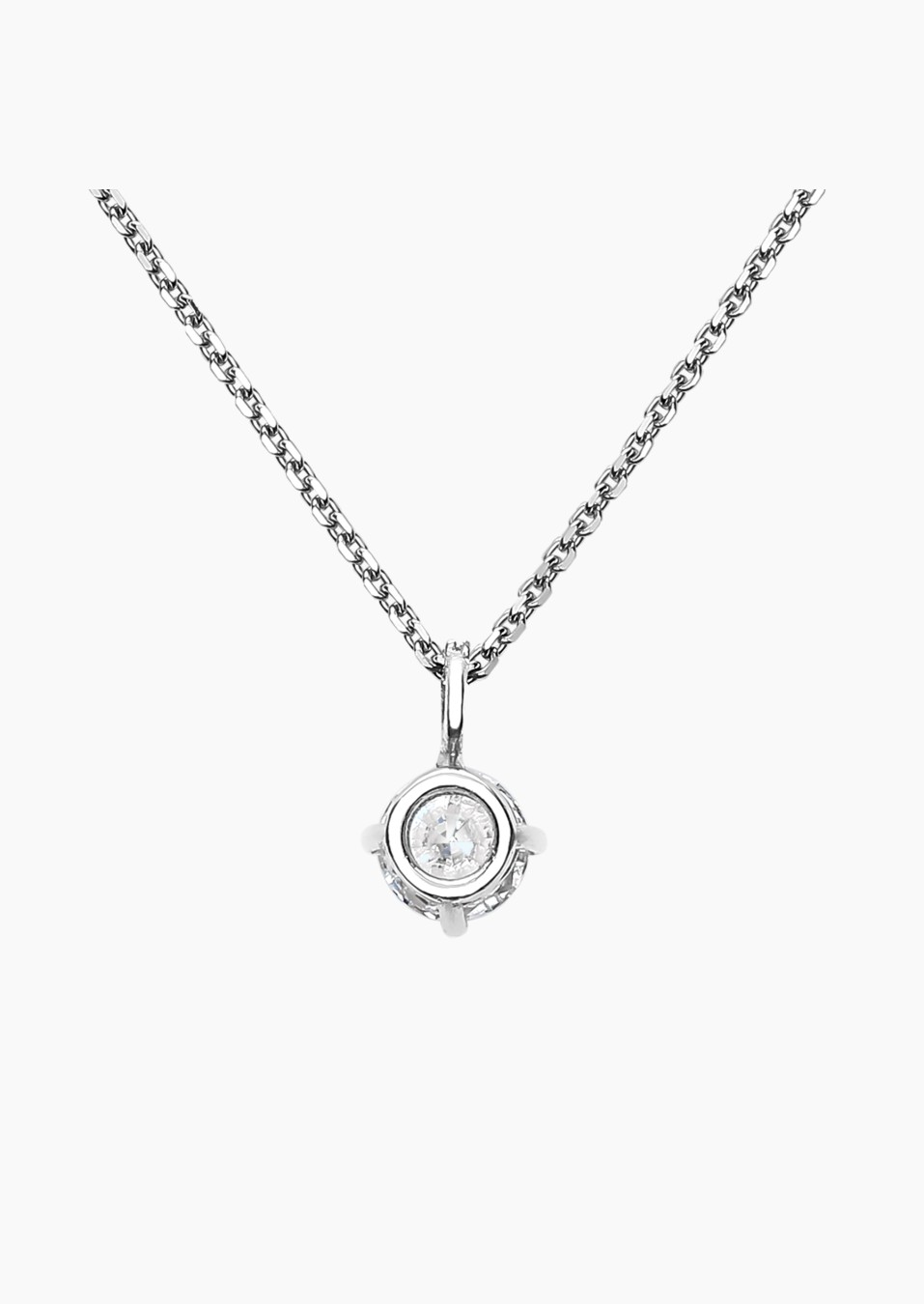 Collier Flirt en or blanc 750 et diamants - Maison Lepage joaillier créateur français 1922