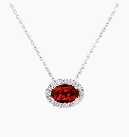 
                                                                                    Eleanor necklace in gold, ruby and diamonds / Lepage
                                                                            