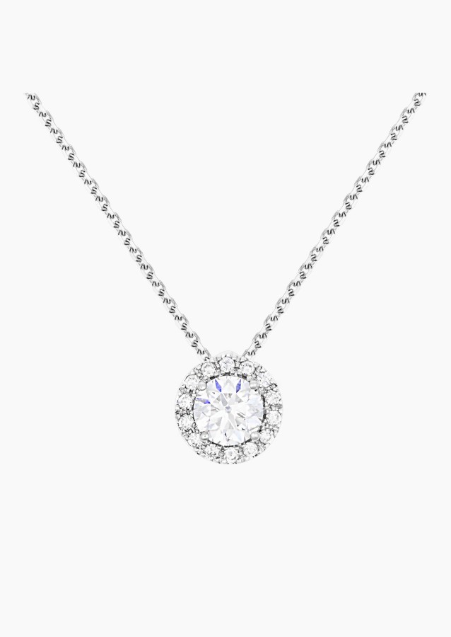 Coquette necklace in 18k white gold with diamonds – Maison Lepage, French jeweler and designer since 1922.