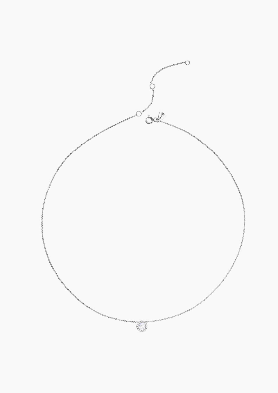 Collier Coquette en or blanc 750 et diamants - Maison Lepage joaillier créateur français 1922