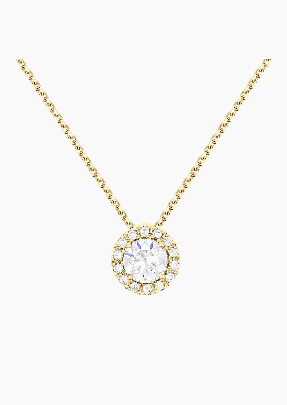 Collier Coquette en or jaune 750 et diamants - Maison Lepage joaillier créateur français 1922