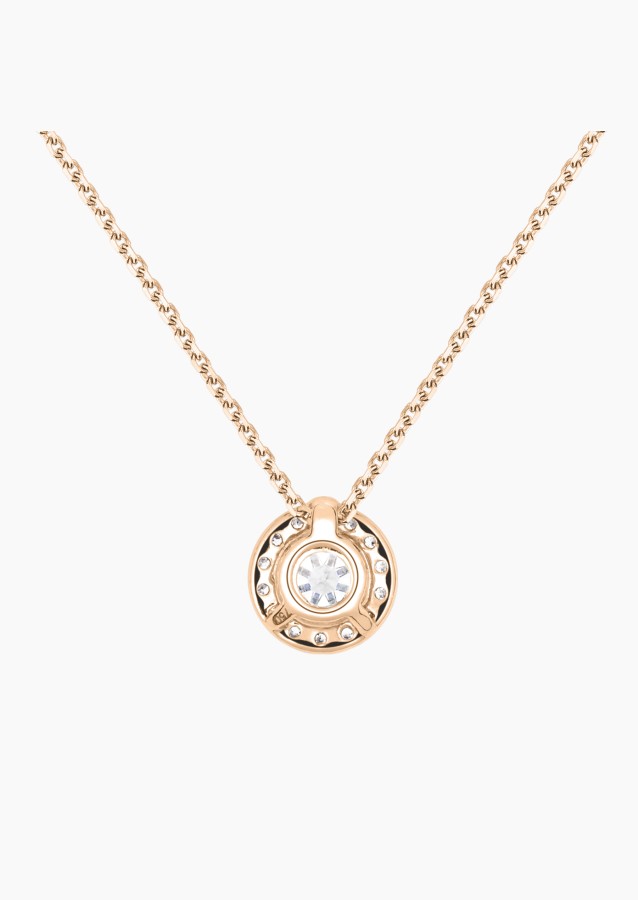 Coquette necklace in 18k rose gold with diamonds – Maison Lepage, French jeweler and designer since 1922.