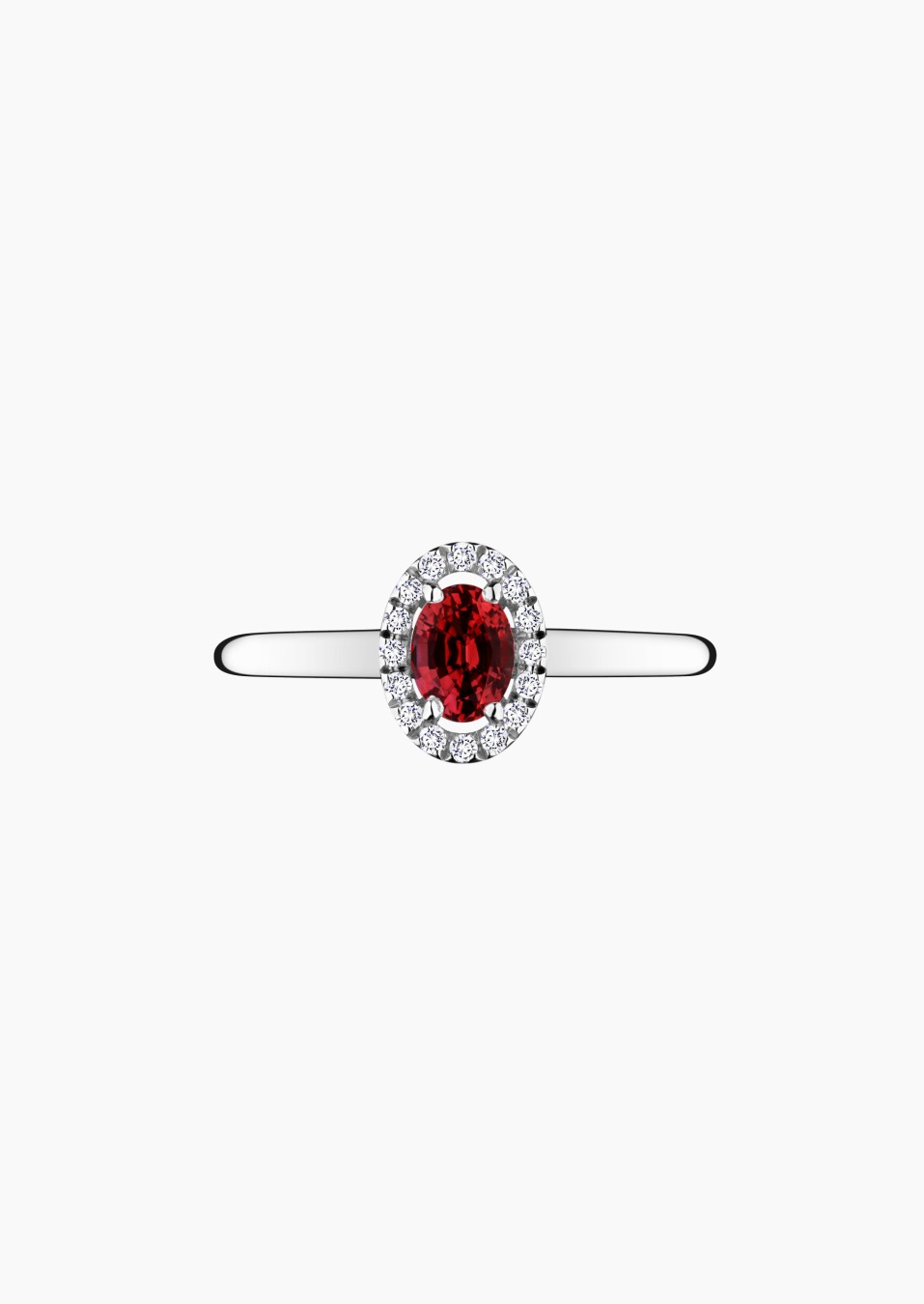 Bague Antoinette en or, rubis et diamants / Lepage