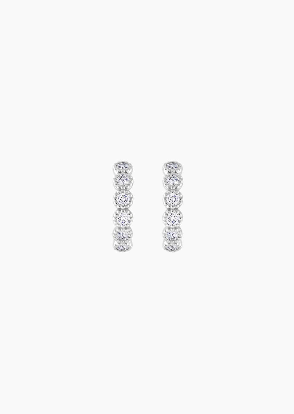Créoles Capucine en or et diamants / Lepage