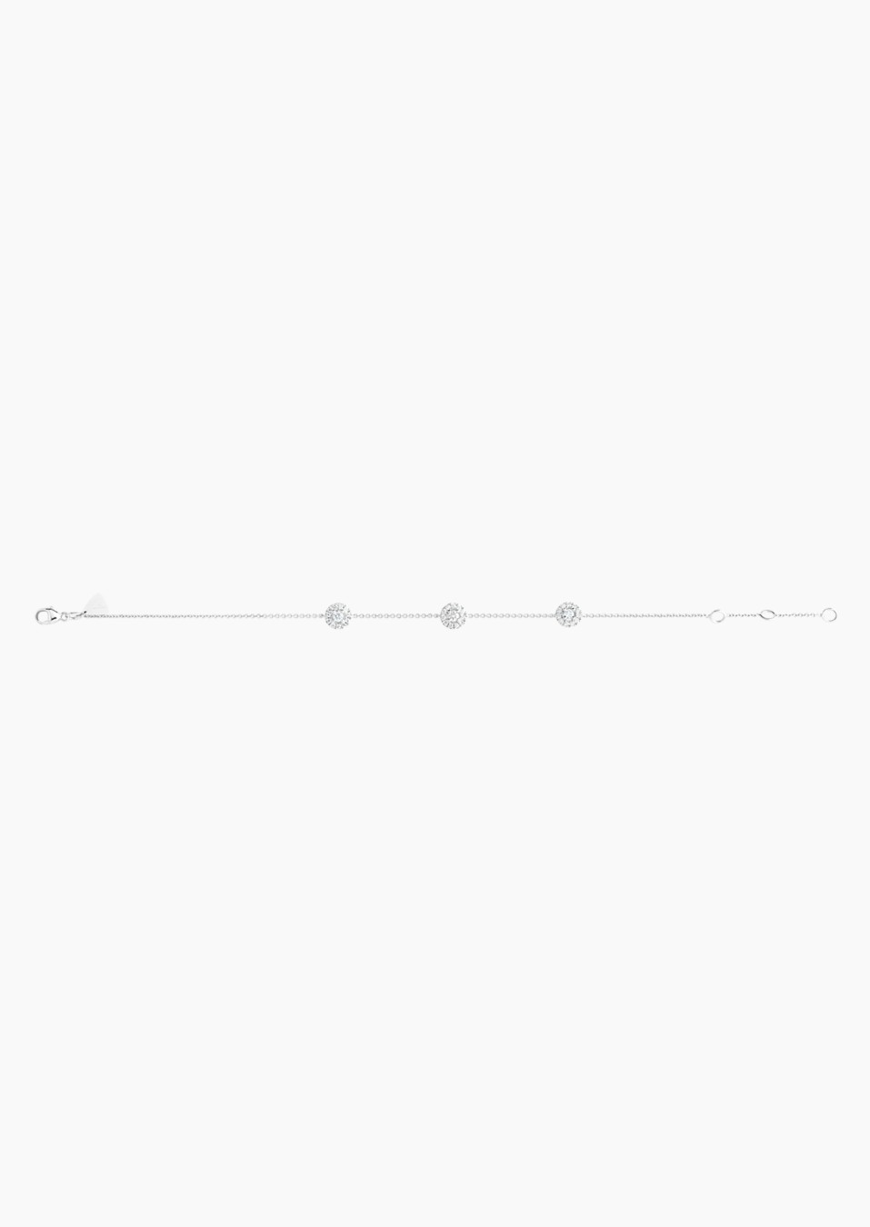 Victoria bracelet in white gold and diamonds / Lepage