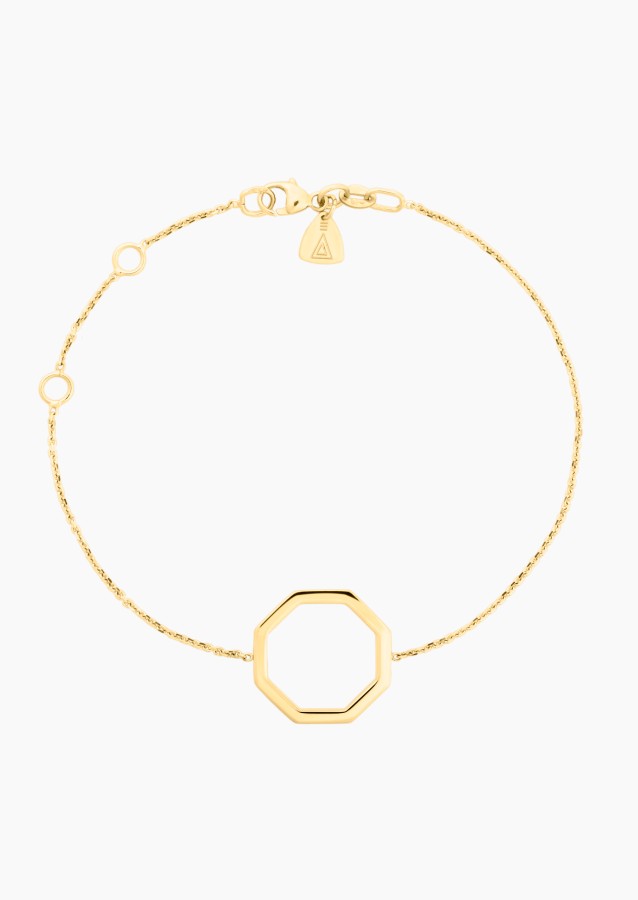 Octo bracelet in yellow gold / Lepage