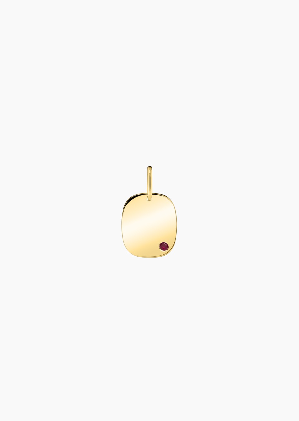 Colette Coussin medal in yellow gold and ruby / Lepage