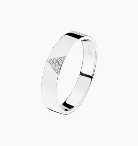 La Remarquable wedding ring i gold and diamonds / Lepage
