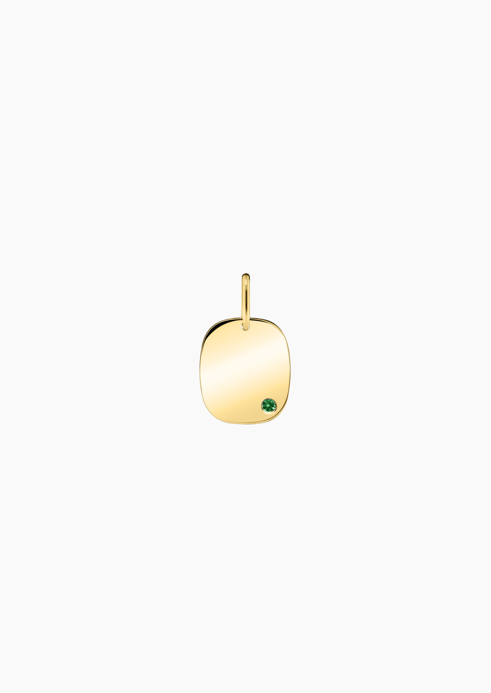 Médaille Coussin en tsavorite / Maison Lepage