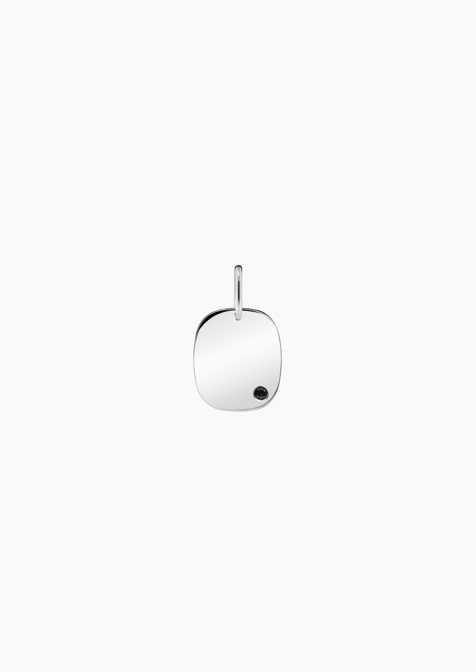 Coussin medal in white gold and black diamond / Maison Lepage