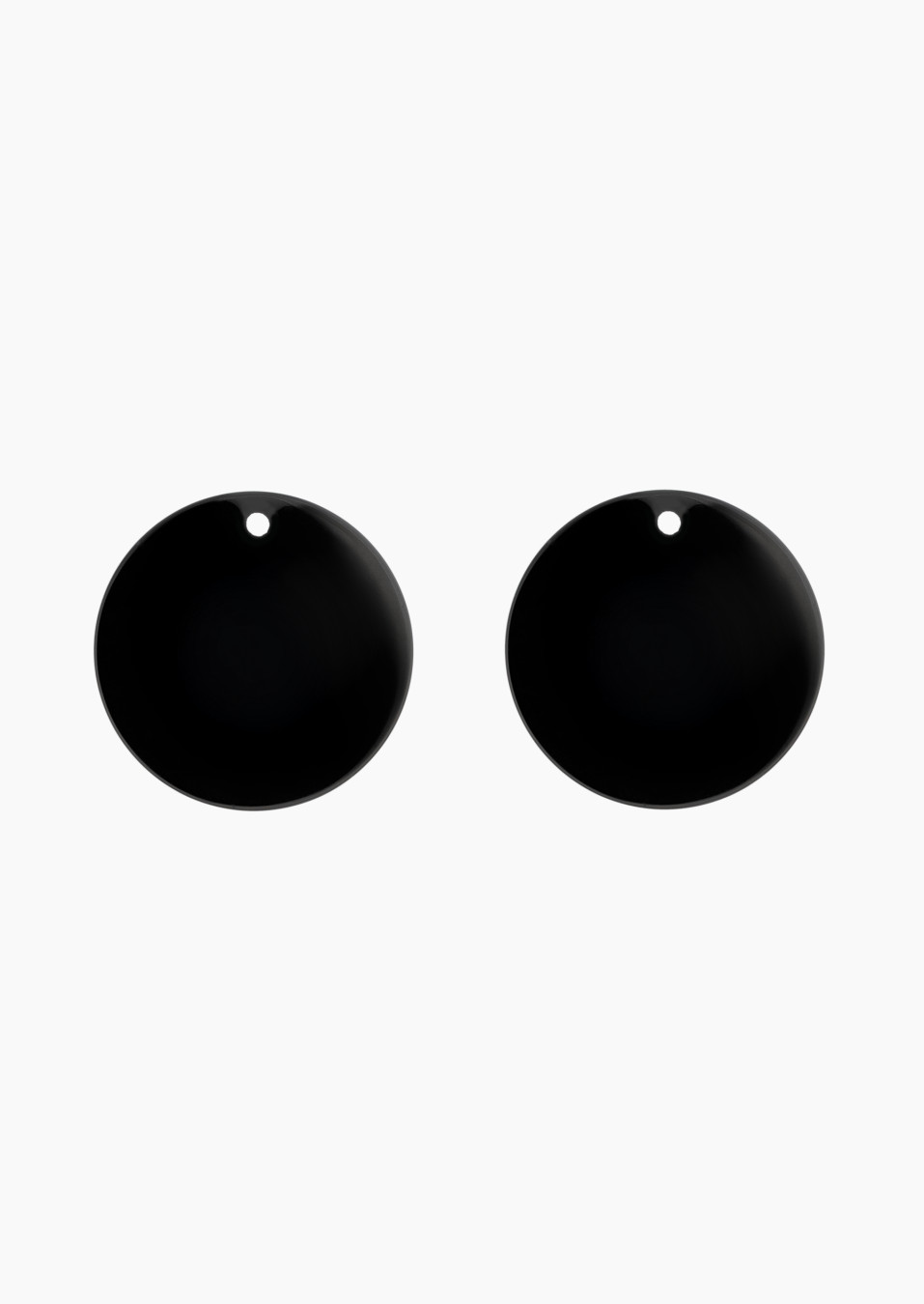 Colette Notre-Dame onyx token for earrings / Lepage