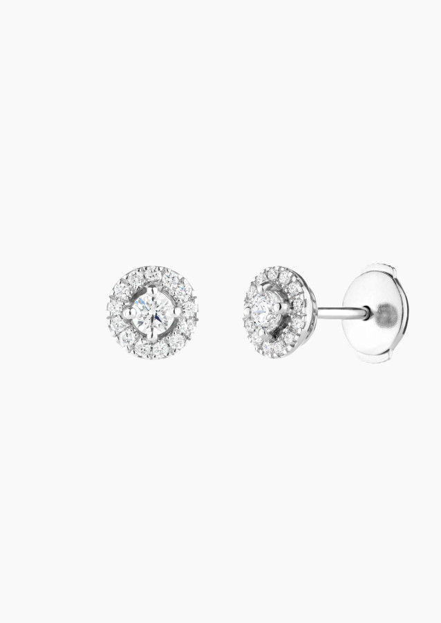 
                                                                                    Victoria earrings in white gold with diamonds – Maison Lepage, French jeweler and designer.
                                                                            