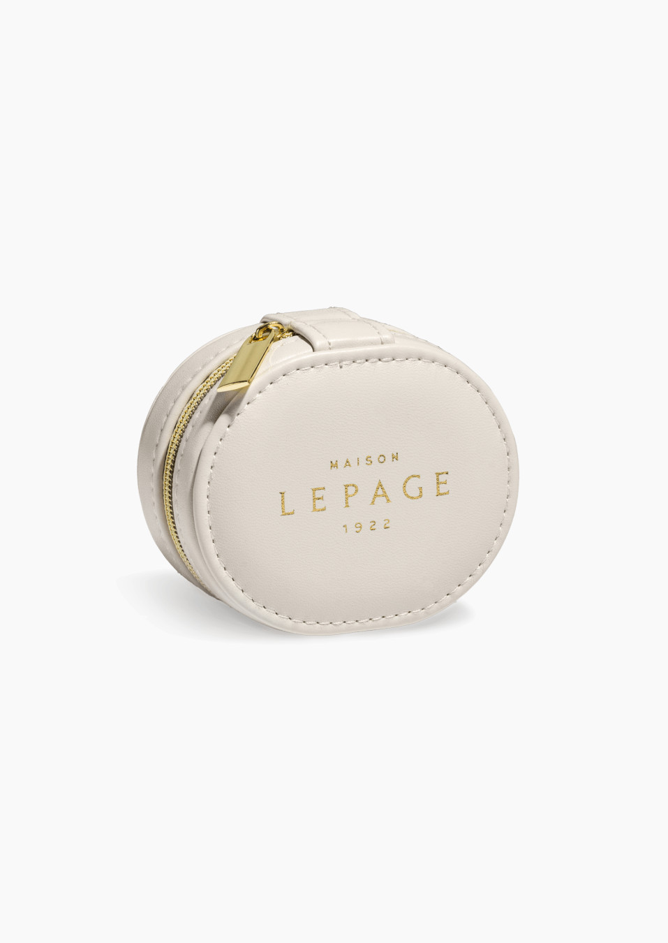 Beige Lepage Travel Jewelry Box | Maison Lepage, Jewelry Designer Since 1922