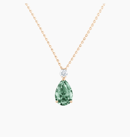 
                                                                                    Jacques necklace in green sapphire and diamond | Lepage fine jewelry
                                                                            