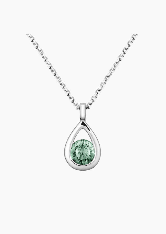 Clyde necklace in green sapphire | Lepage fine jewelry