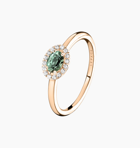 
                                                                                    Eleanor ring in green sapphire and diamonds | Lepage fine jewelry
                                                                            