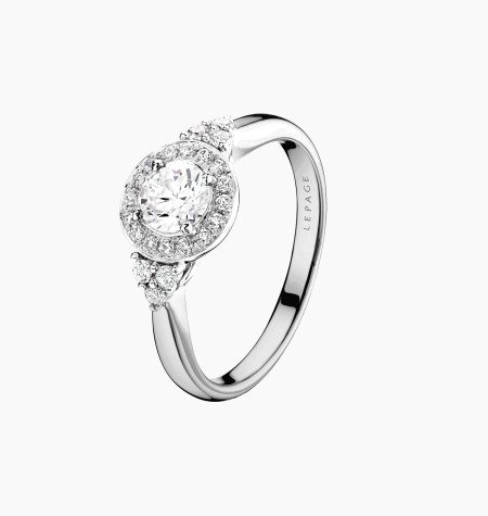 
                                                                                    Solitaire Pompadour en or et diamants / Lepage
                                                                            