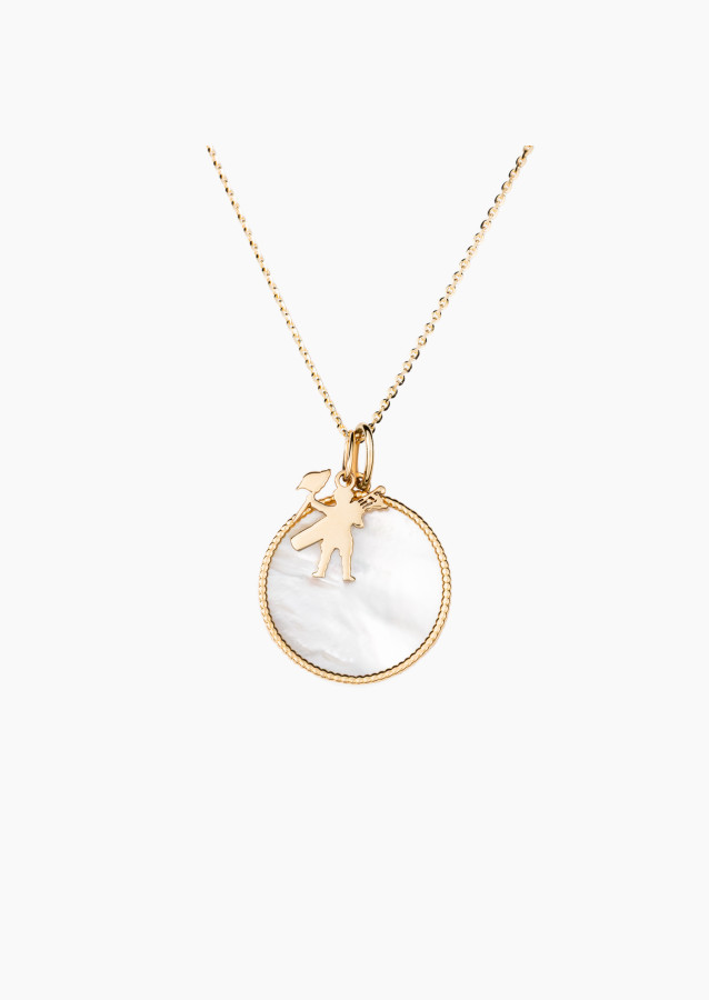 Caddy pendant in yellow gold | LEPAGE jewelry