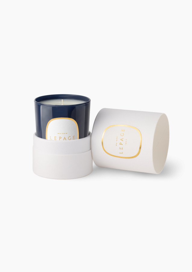 Blue scented candle - Maison Lepage