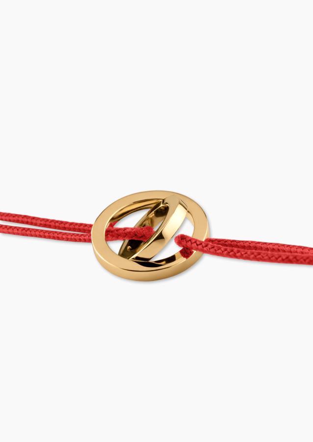 Alba red cord bracelet | LEPAGE Jewelry