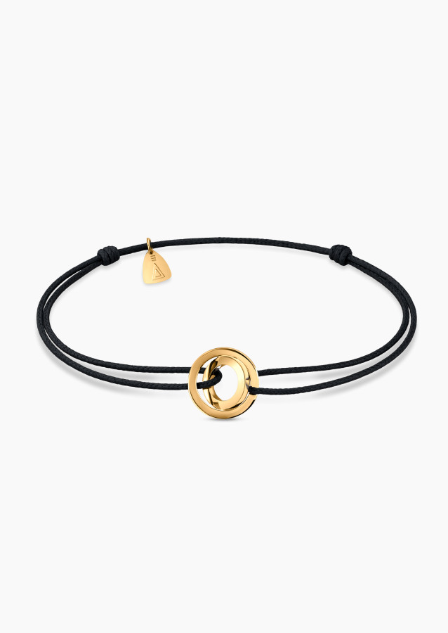 
                                                                                    Alba black cord bracelet | LEPAGE Jewelry
                                                                            