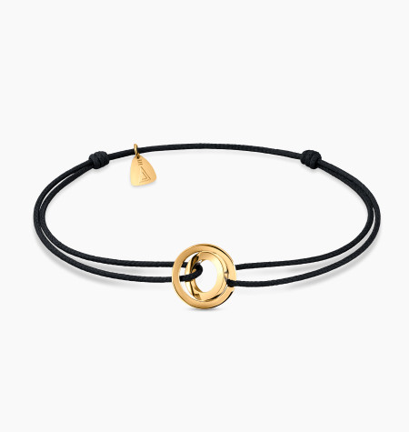 
                                                                                            Alba black cord bracelet | LEPAGE Jewelry
                                                                                    