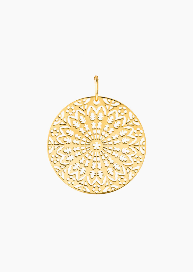 
                                                                                    Médaille Colette Rosace en or jaune
                                                                            