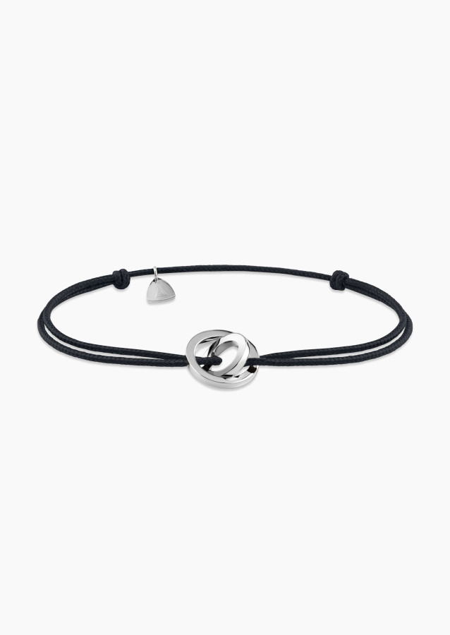 Alba black cord bracelet | LEPAGE Jewelry