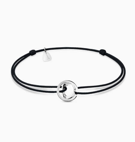 
                                                                                    Alba black cord bracelet | LEPAGE Jewelry
                                                                            