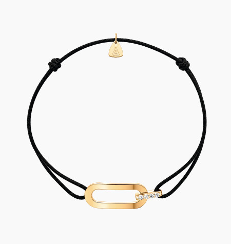 
                                                                                    Bracelet cordon Orso en or jaune et diamants
                                                                            